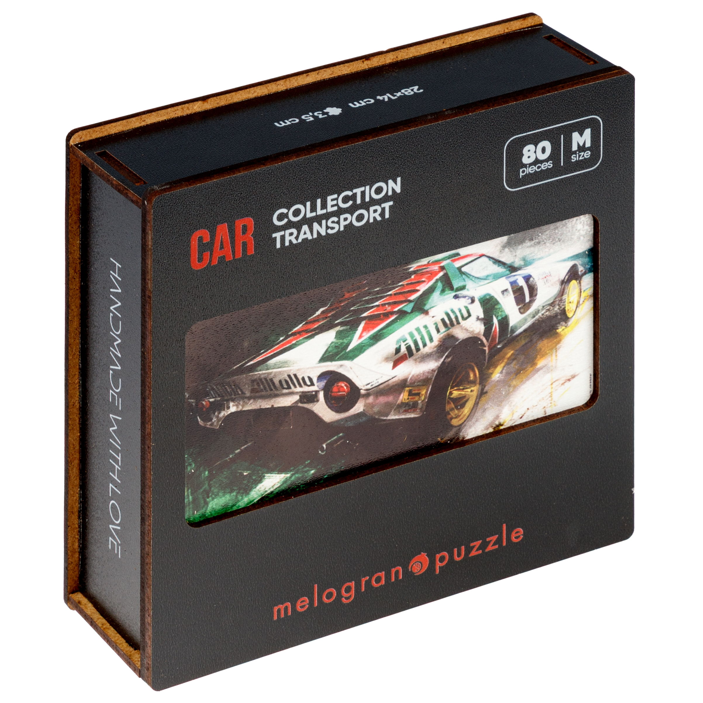 Пазл 1TOY Гоночный автомобиль белый деревянный - фото 16