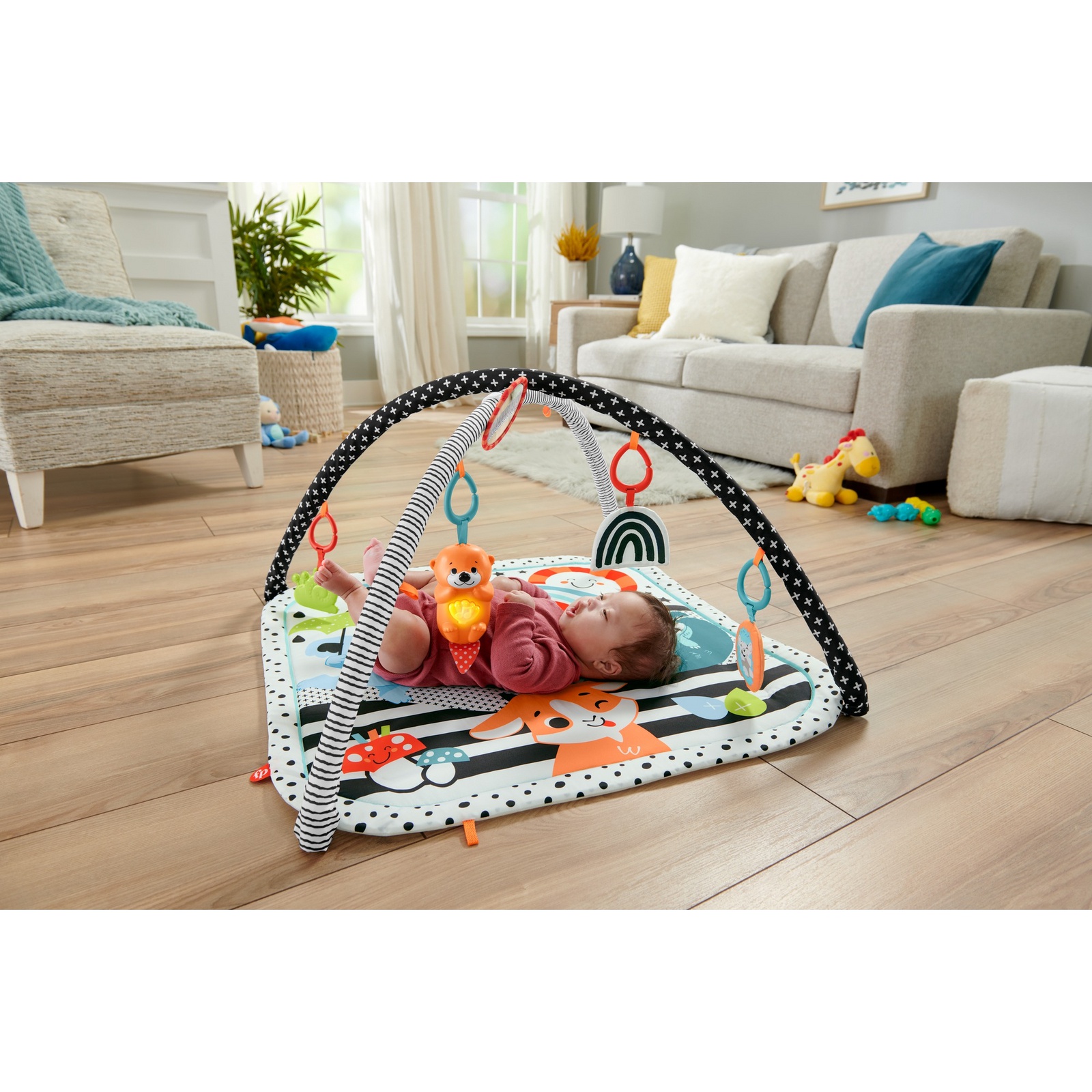Коврик Fisher Price с дугами Светись и расти - фото 19