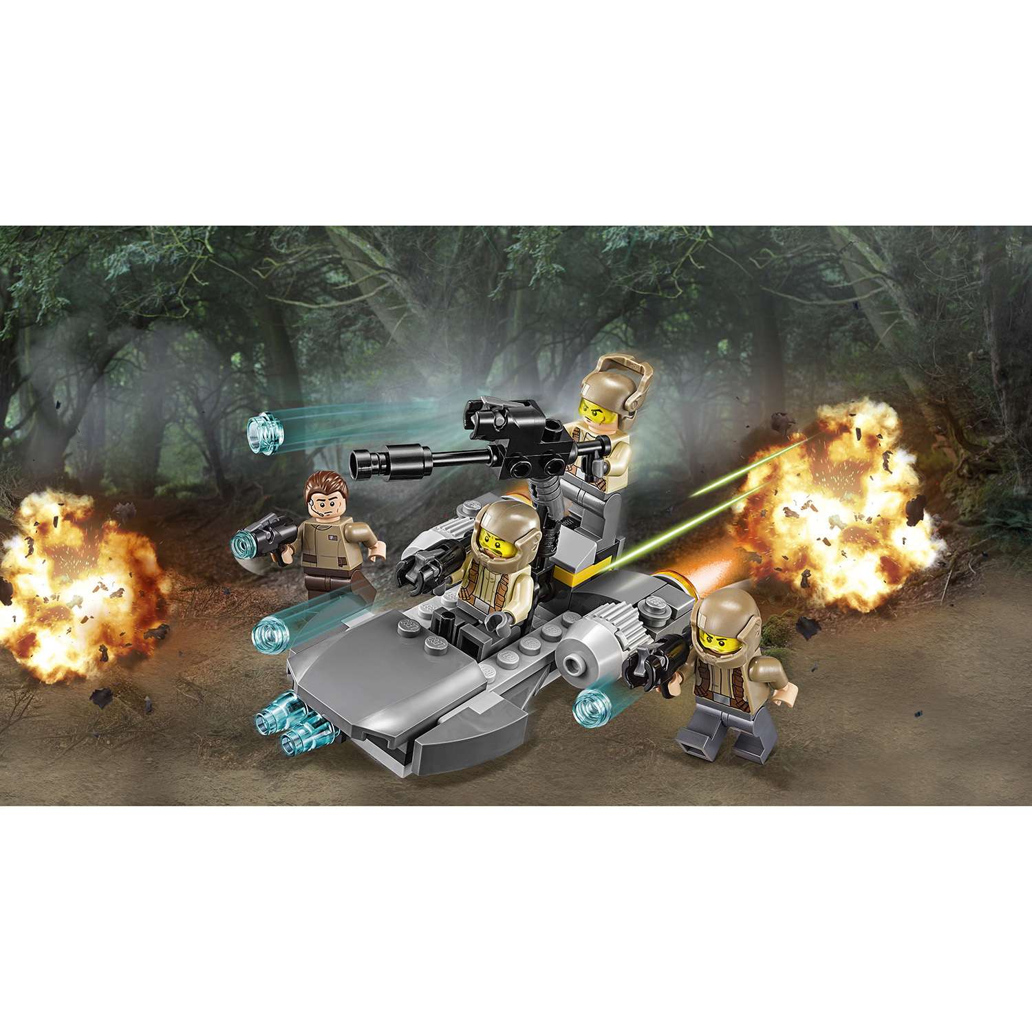Конструктор LEGO Star Wars Боевой набор Сопротивления блочный - фото 5