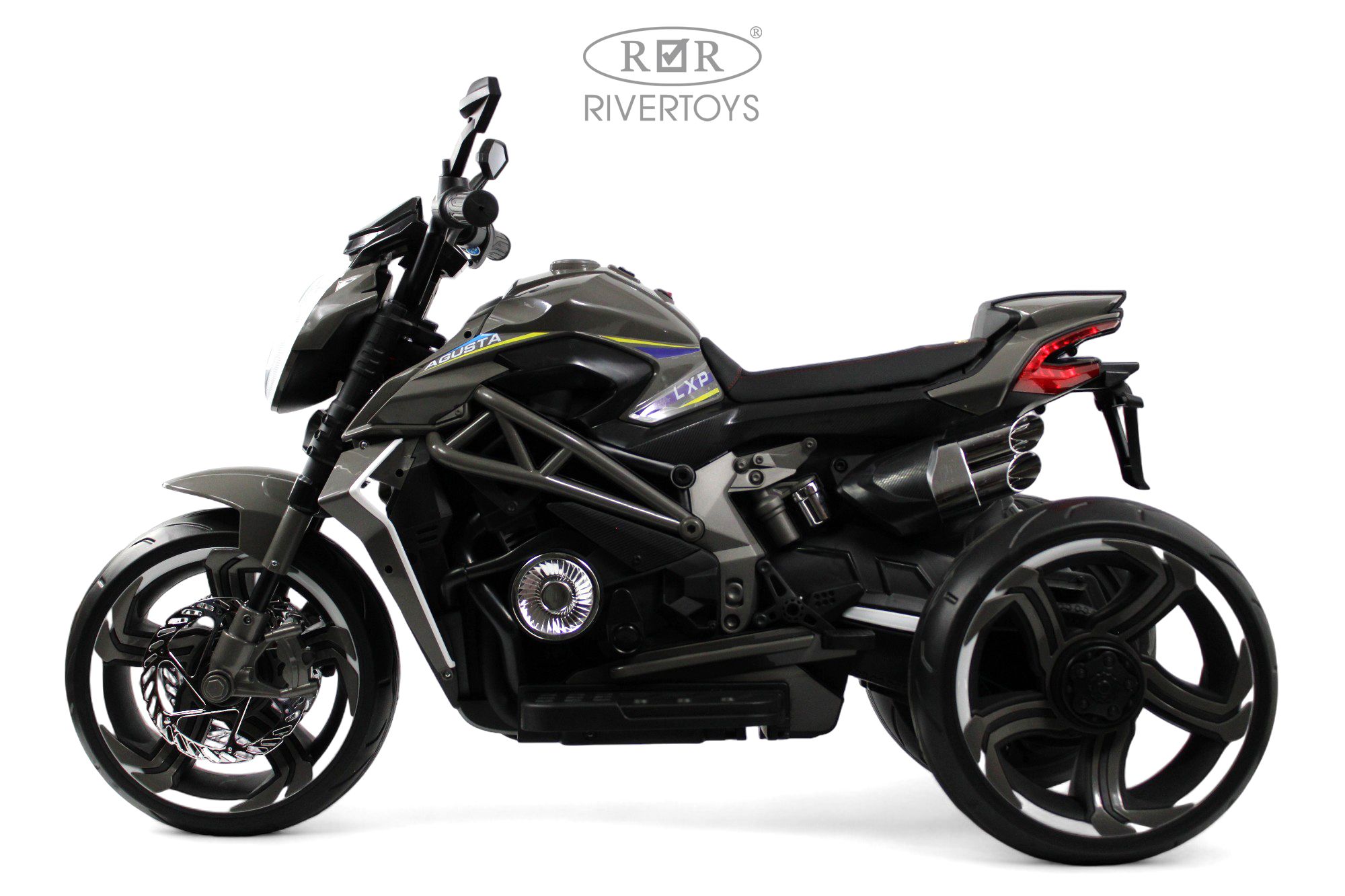 Электромобиль RIVERTOYS C111MC-GREY - фото 3
