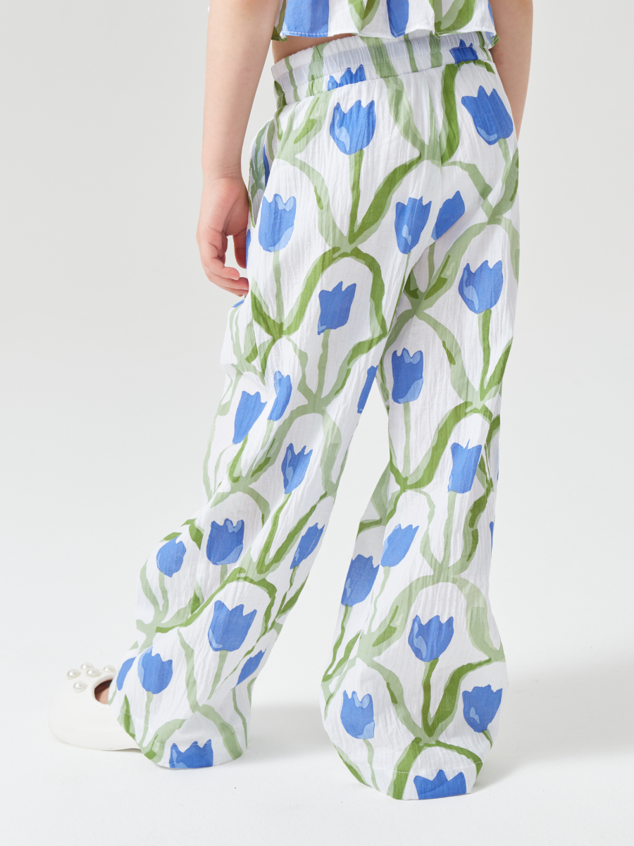 Брюки Happy Baby 88190_blue-flower - фото 13
