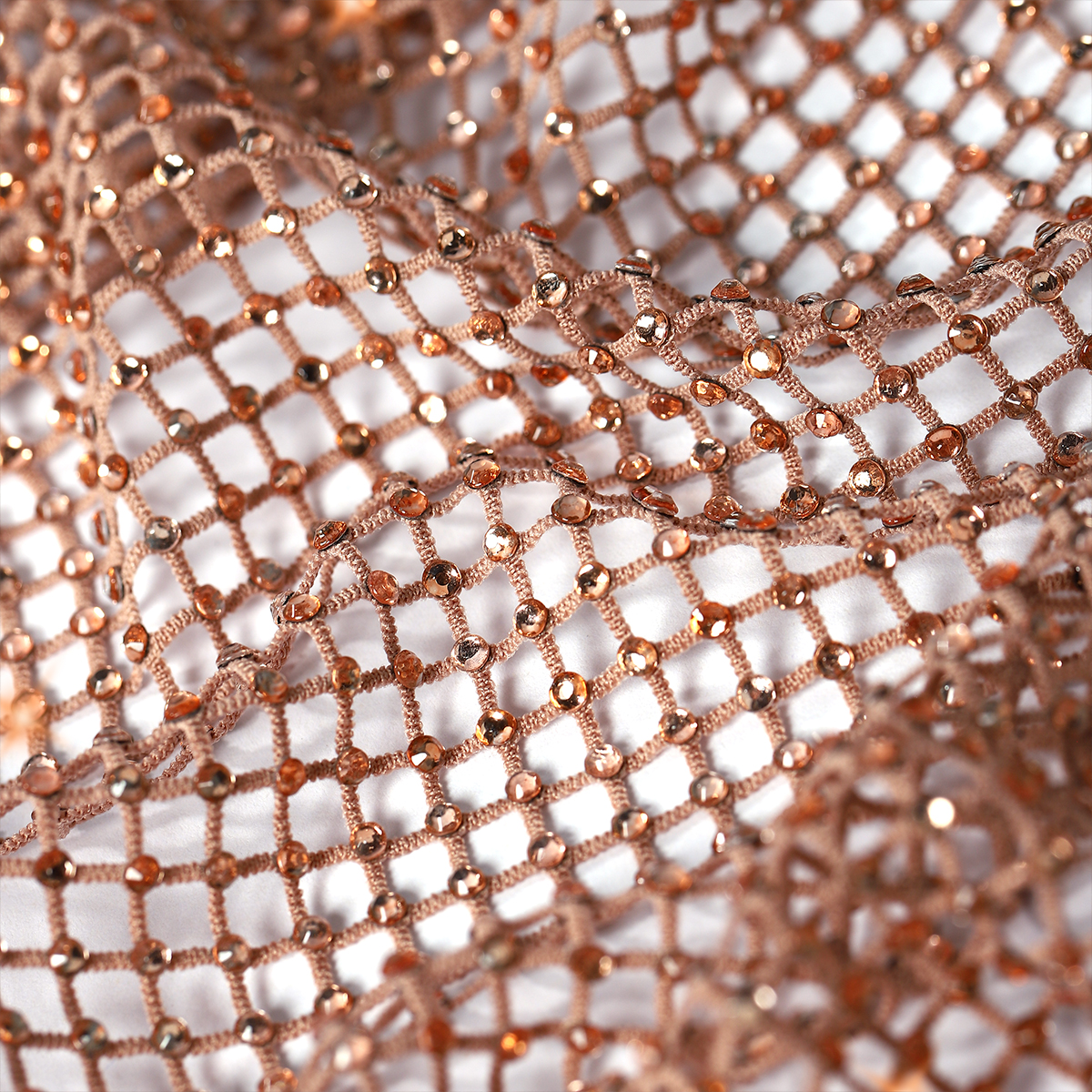 Ткань TBY Сетка со стразами - фото 4