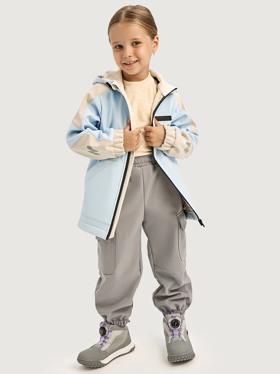 Ветровка NIKASTYLE 4л15226 небесный/кешью - фото 4