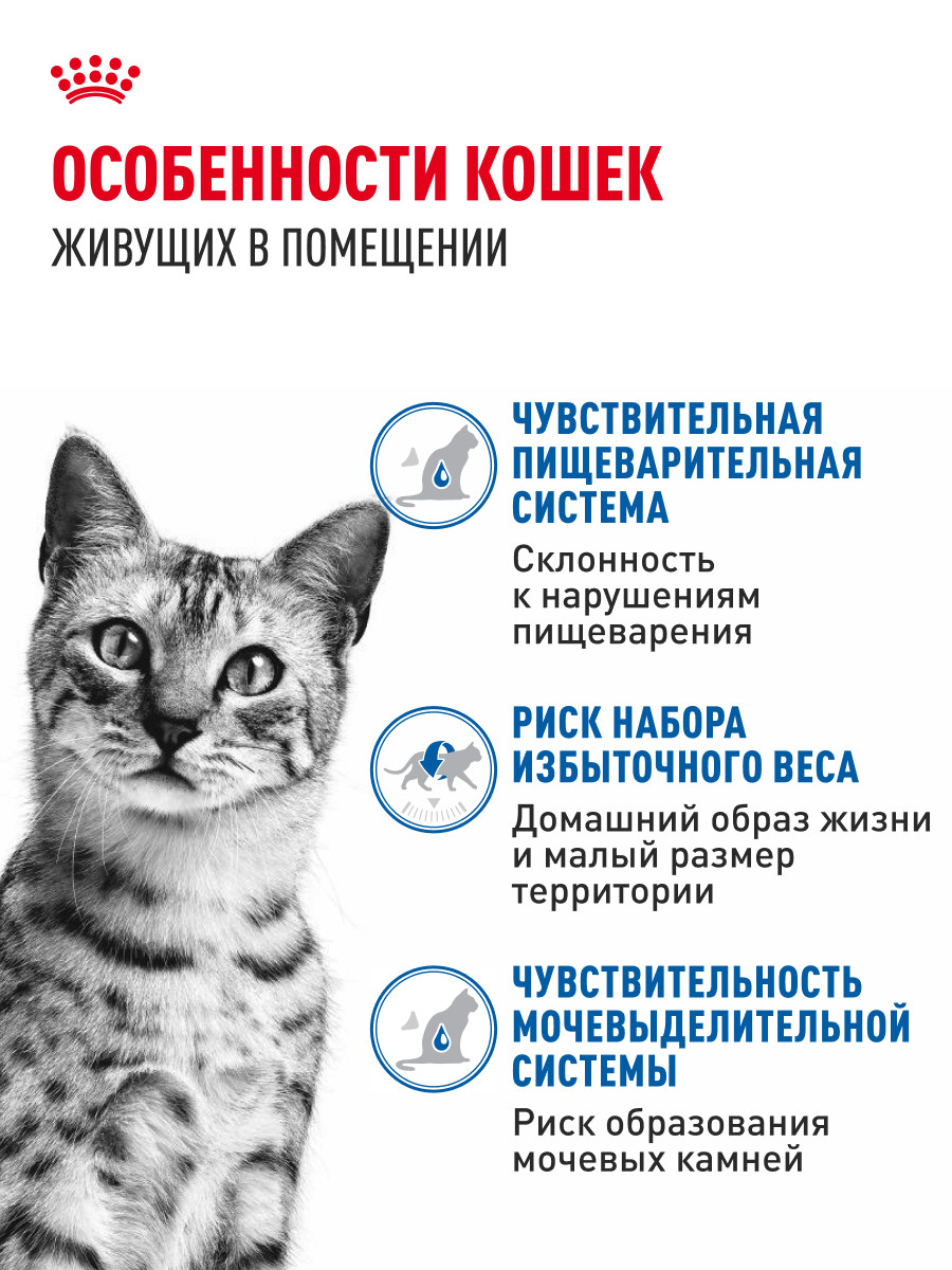 Корм для кошек ROYAL CANIN 85г Indoor Sterilised соус для живущих в помещении - фото 2