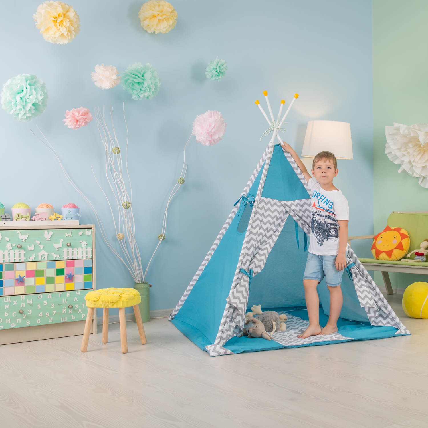 Палатка Polini kids Зигзаг - фото 13