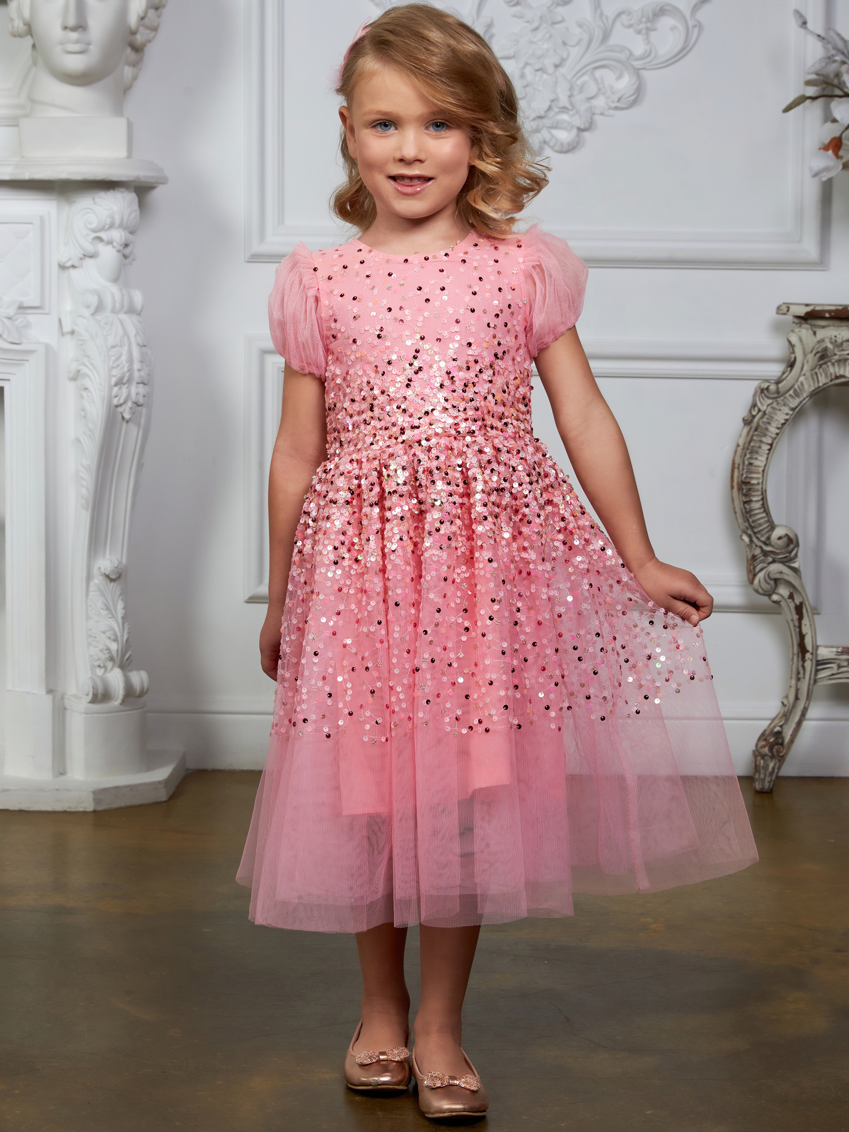 Платье ME WE KG225-W601-201_Розовый - фото 1