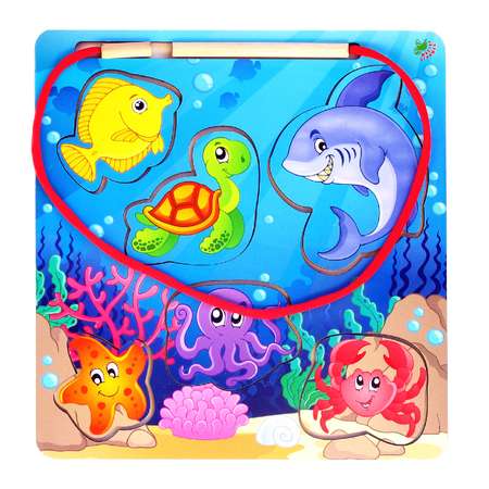 Игрушка Мастер игрушек рамка-вкладыш Рыбалка