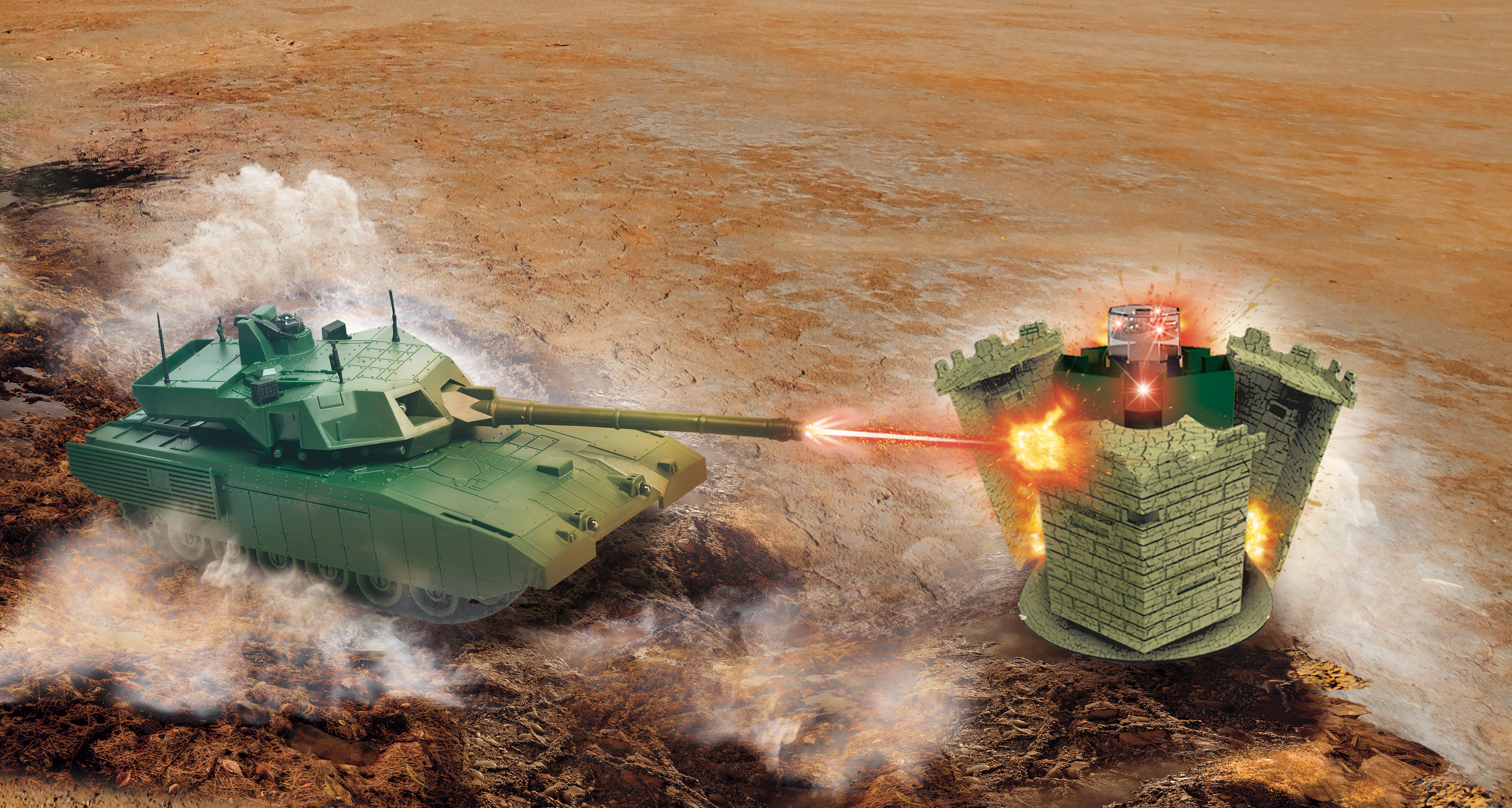 Танк РУ CROSSBOT 1:24 - фото 2