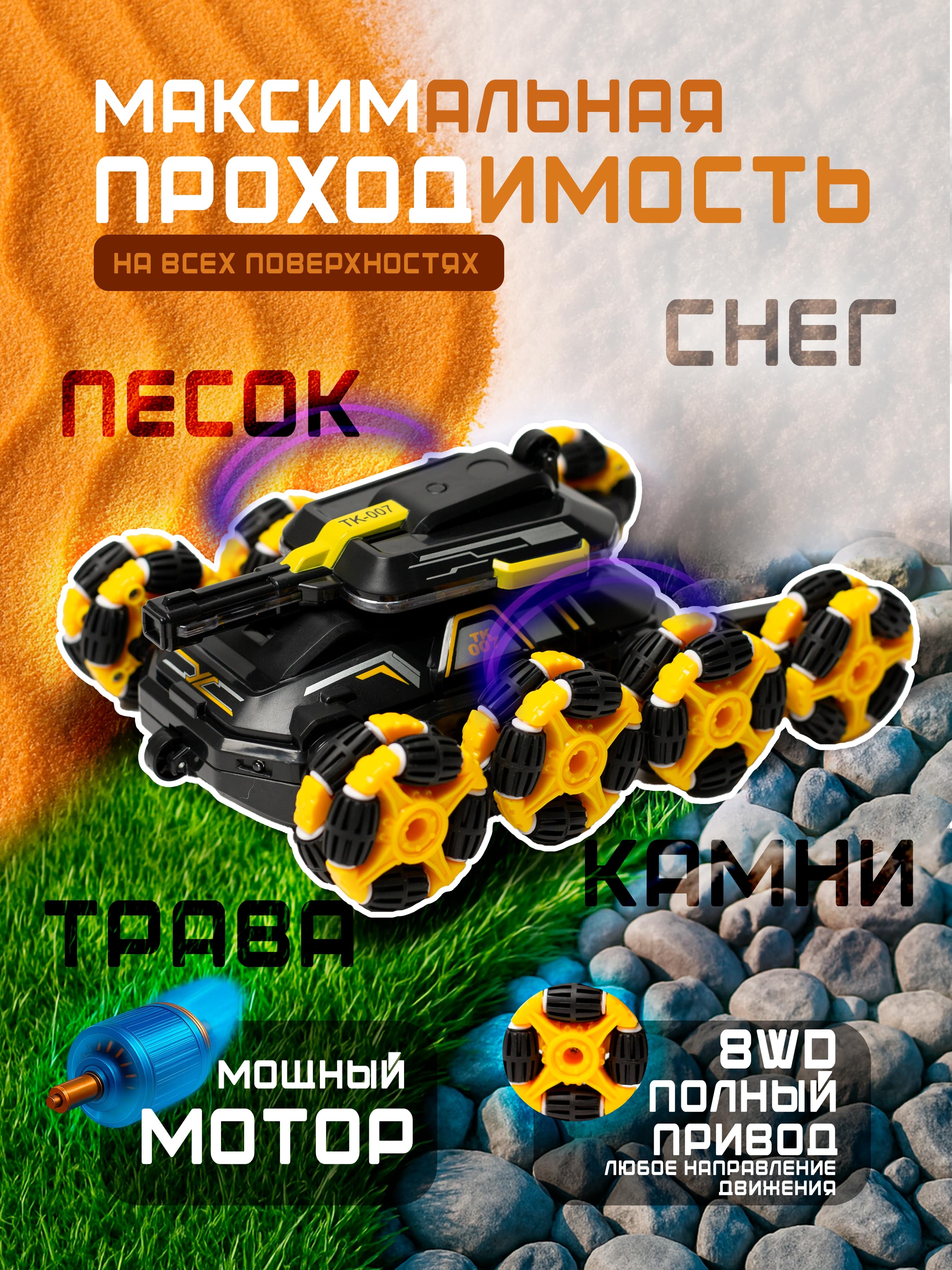 Танк РУ JZL с сенсорным управлением - фото 4