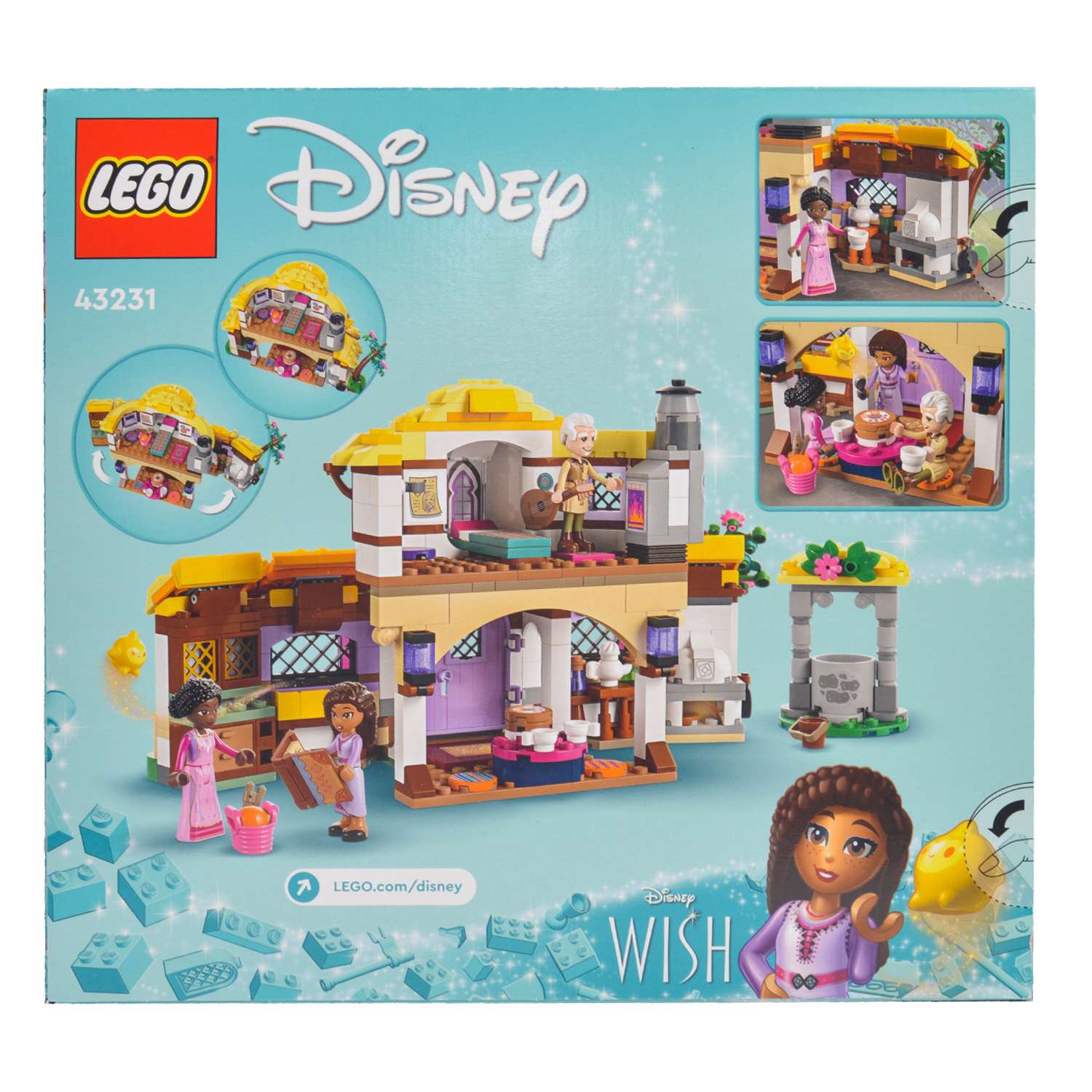 Конструктор LEGO Disney Princess Ashas Cottage 509 дет. - фото 12