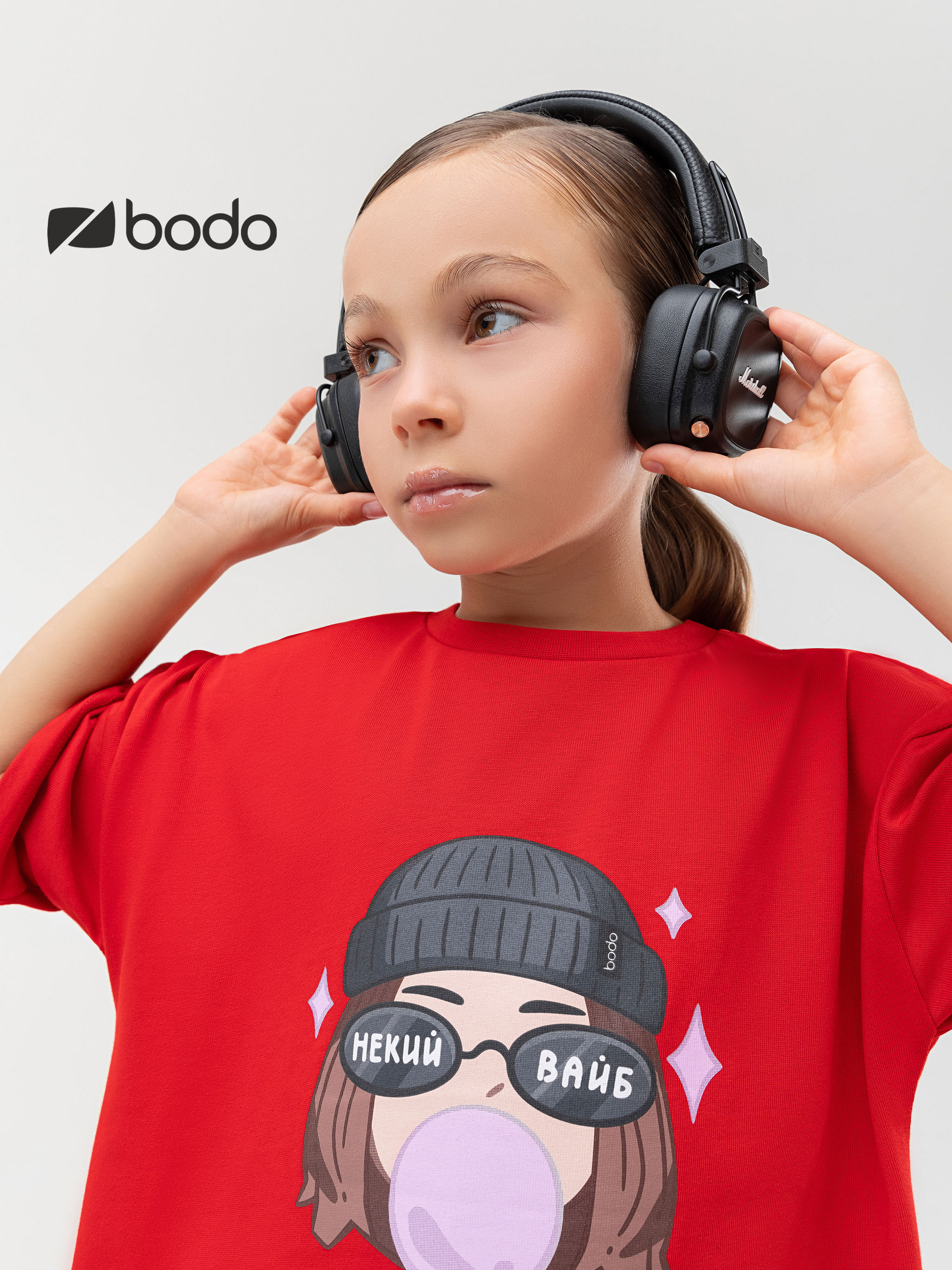 Футболка Bodo 4-460MU_красный (мультиколор) - фото 5