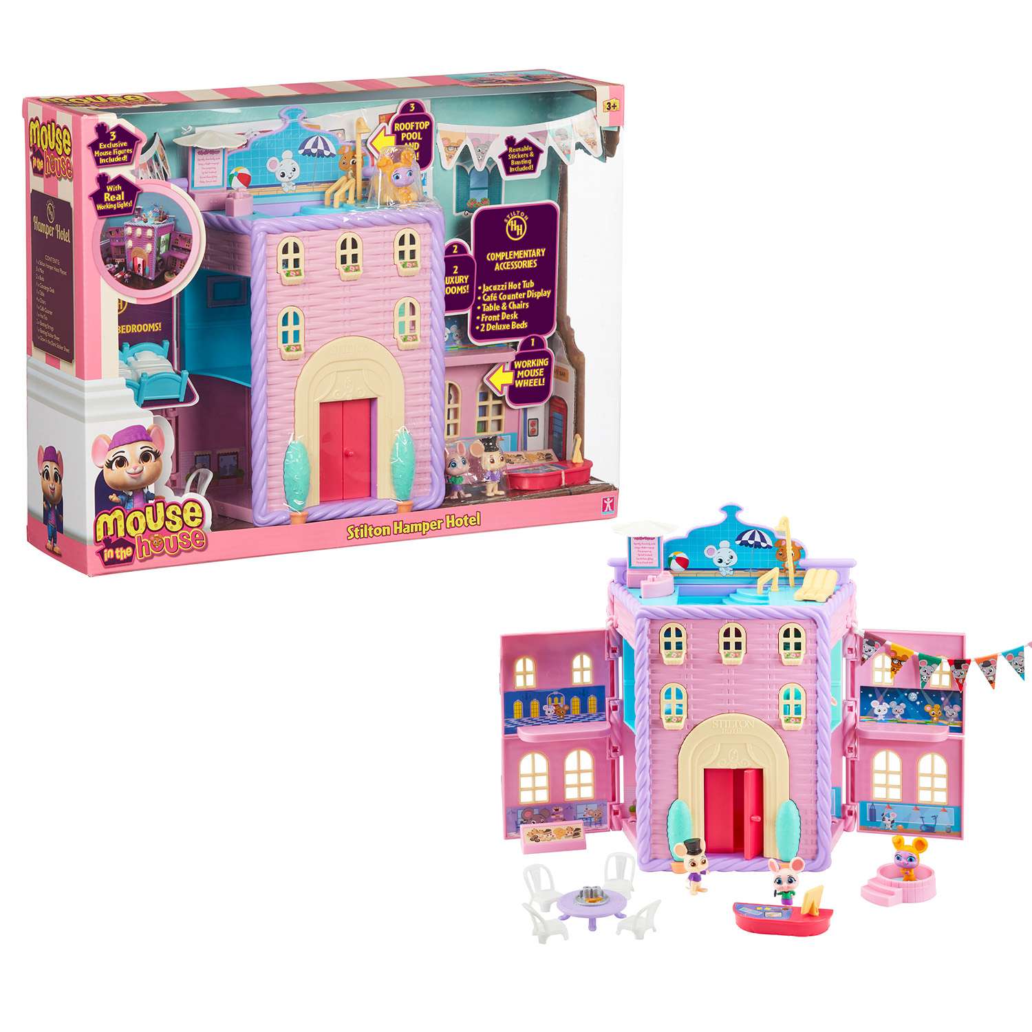 Игровой набор Mouse in the House Грандотель Стилтон Хампер - фото 2