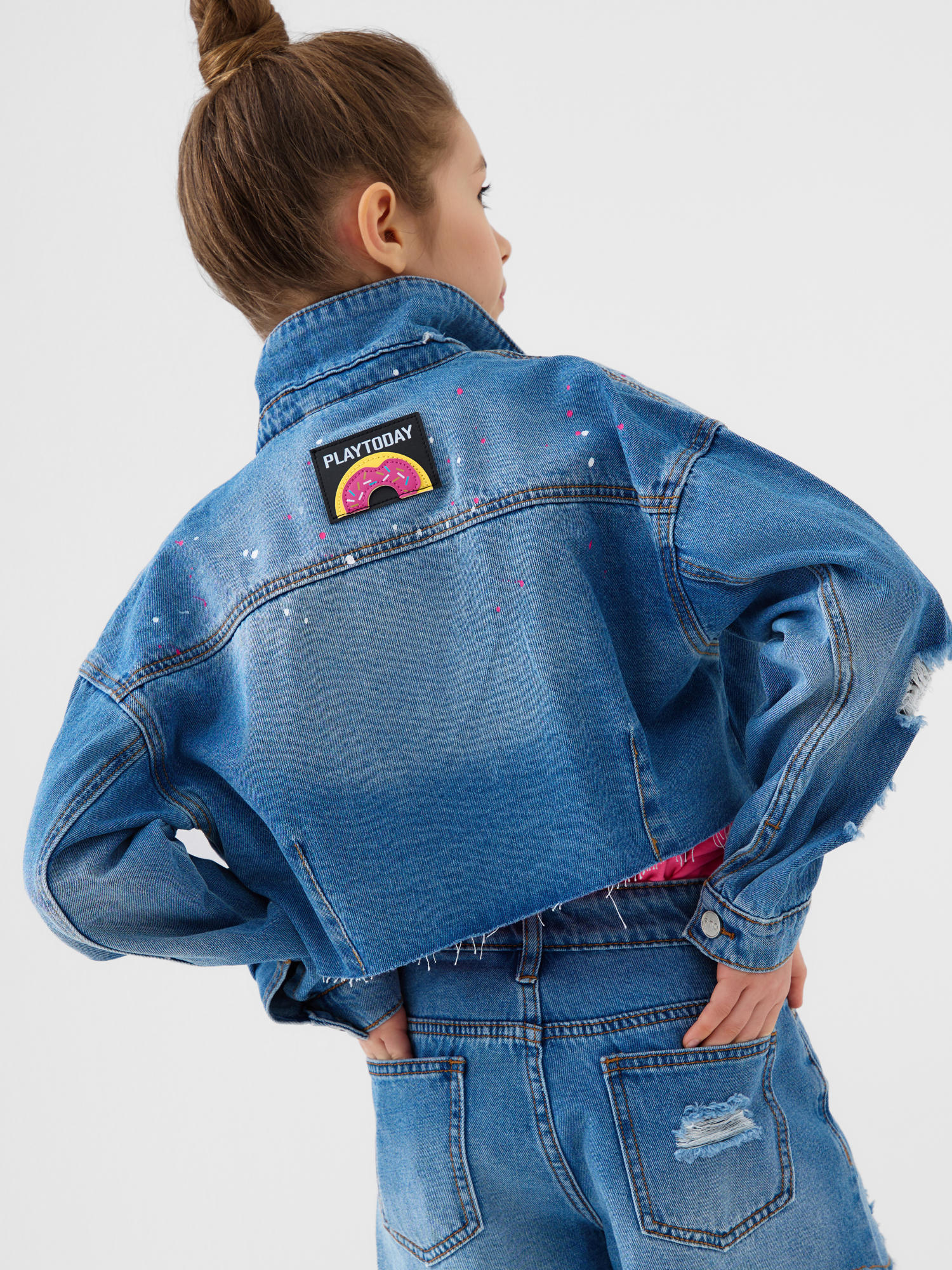 Куртка джинсовая PlayToday 12621469 - фото 3
