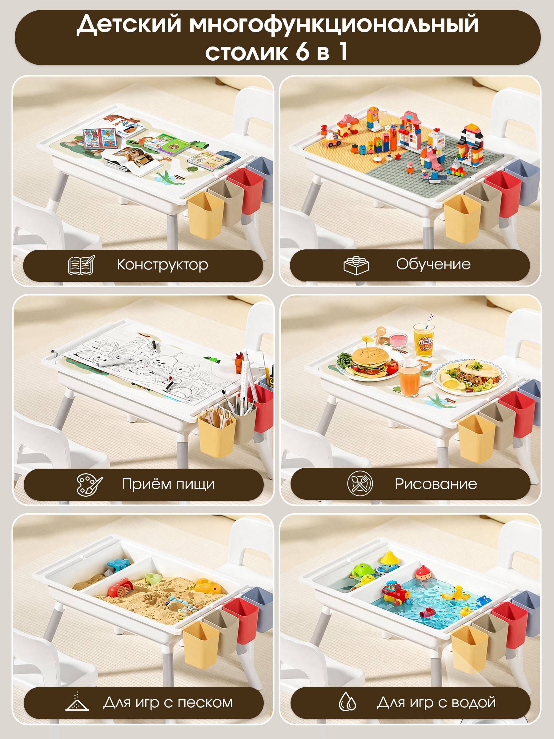 Комплект мебели CINLANKIDS (стул, стол) - фото 3