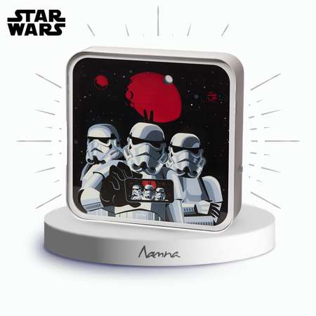 Настольный светильник-ночник Star Wars светодиодный 3D Звёздные войны Штурмовик