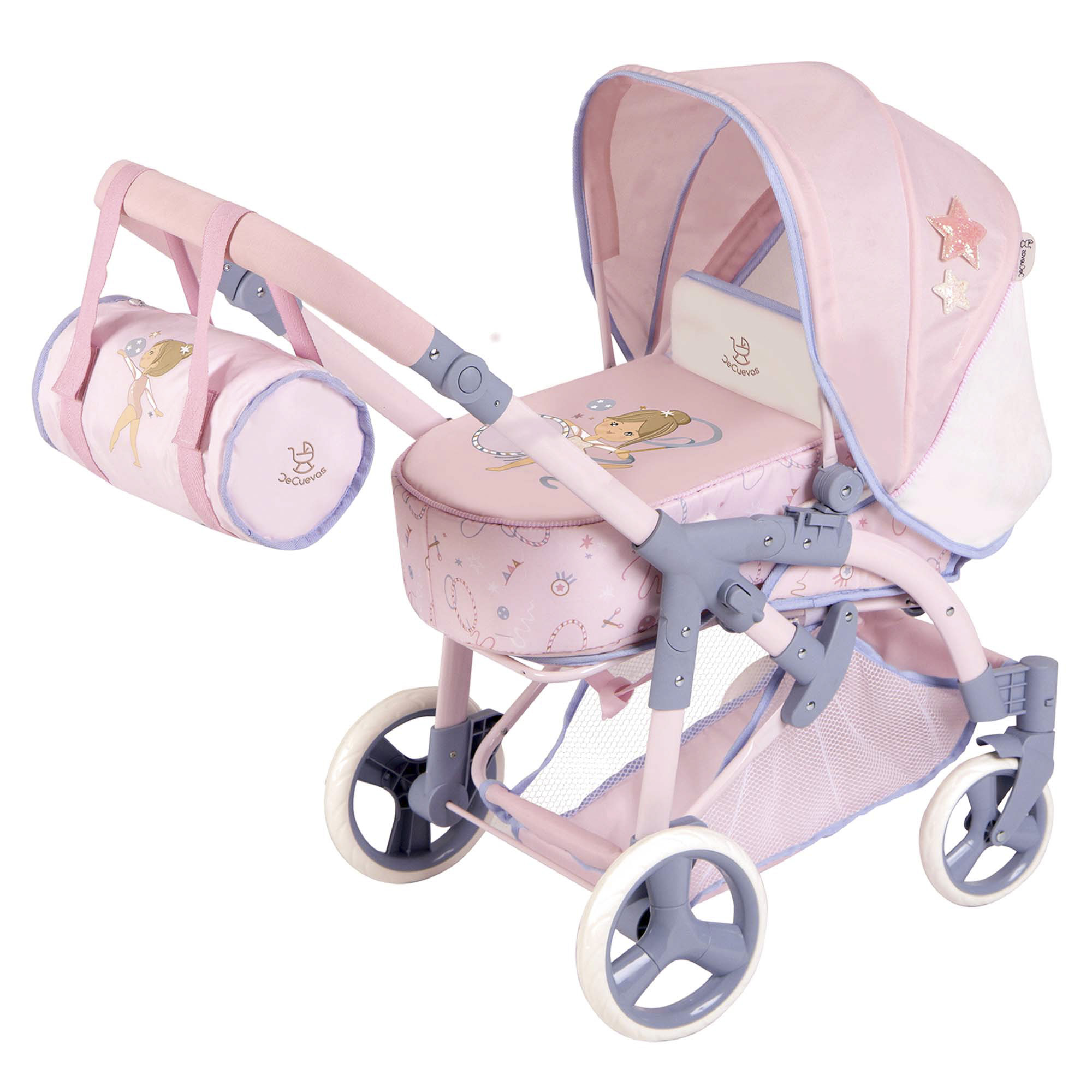 Коляска 3 в 1 для кукол DeCuevas Toys 81651 - фото 1