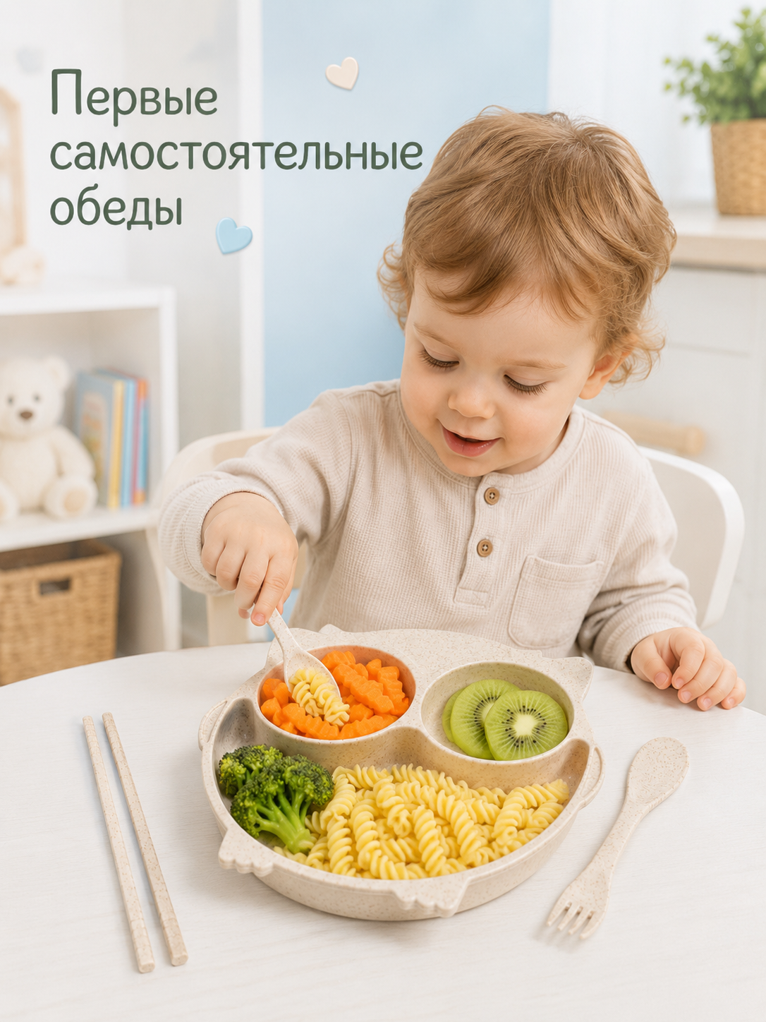 Набор посуды Добрый Филин Совушка 4 предм. - фото 9