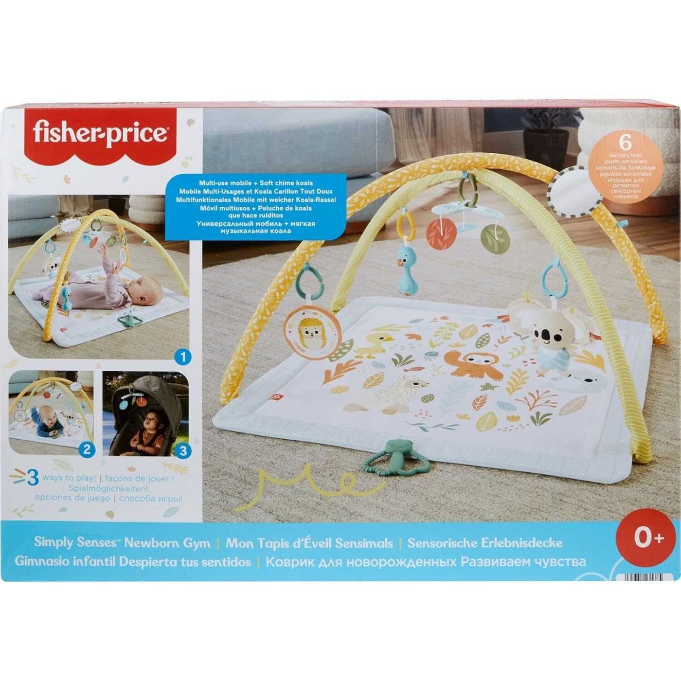Коврик Fisher Price с дугами Первые прикосновения ребенка - фото 11