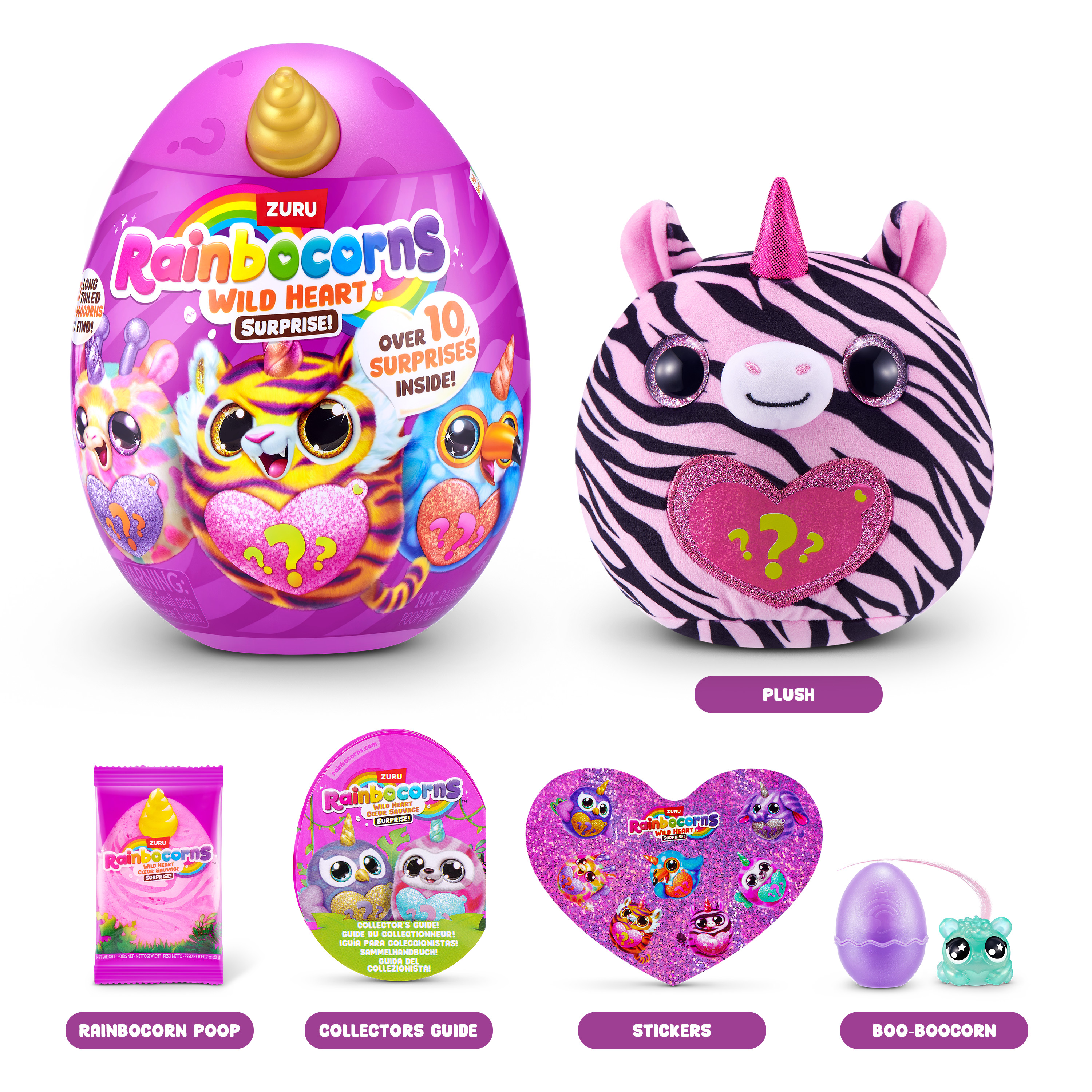 Фигурка Zuru Rainbocorns Дикое сердце Серия 1 в ассортименте - фото 6