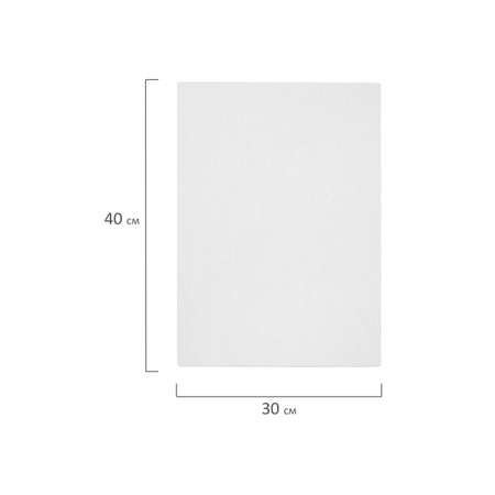 Холст для рисования Brauberg на картоне маленький 30x40 см набор 10 штук