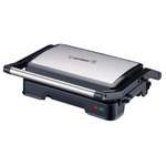 Электрический пресс гриль ENDEVER Grillmaster-118 1500 Вт 220°C антипригарный серебристо-черный