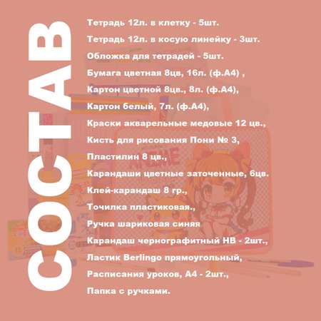 Набор школьника Отличник 29 предм.