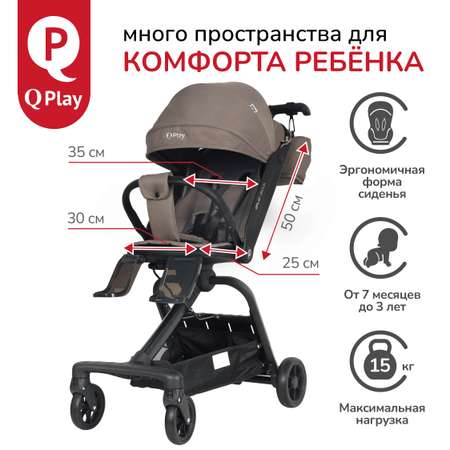 Коляска прогулочная QPLAY Qbook