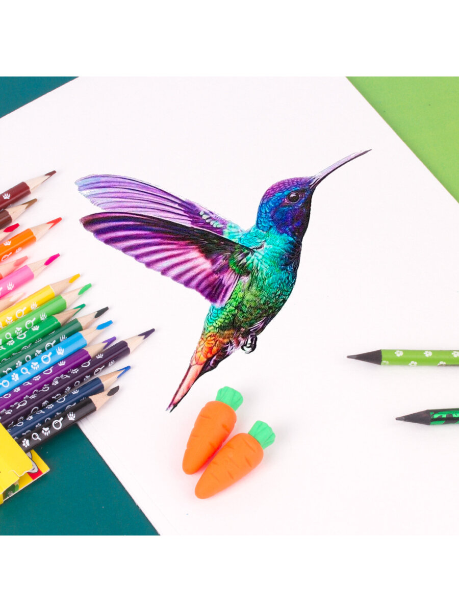 Ластик Юнландия Зайчик и урожай 5 шт. - фото 14