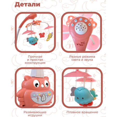 Мобиль Turbosky Лесная совушка