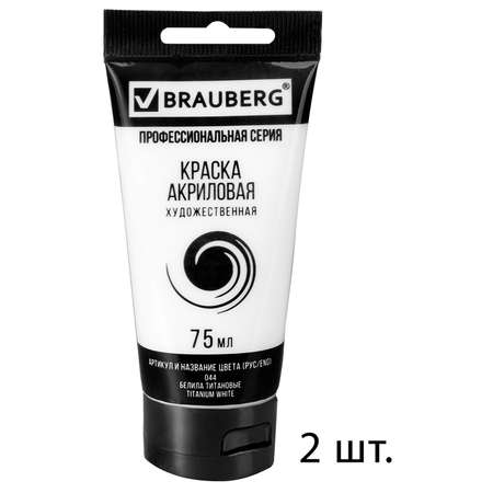 Краски акриловые Brauberg 2 цв.