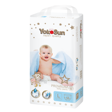 Трусики YokoSun Premium L (9-14 кг) 44 шт.