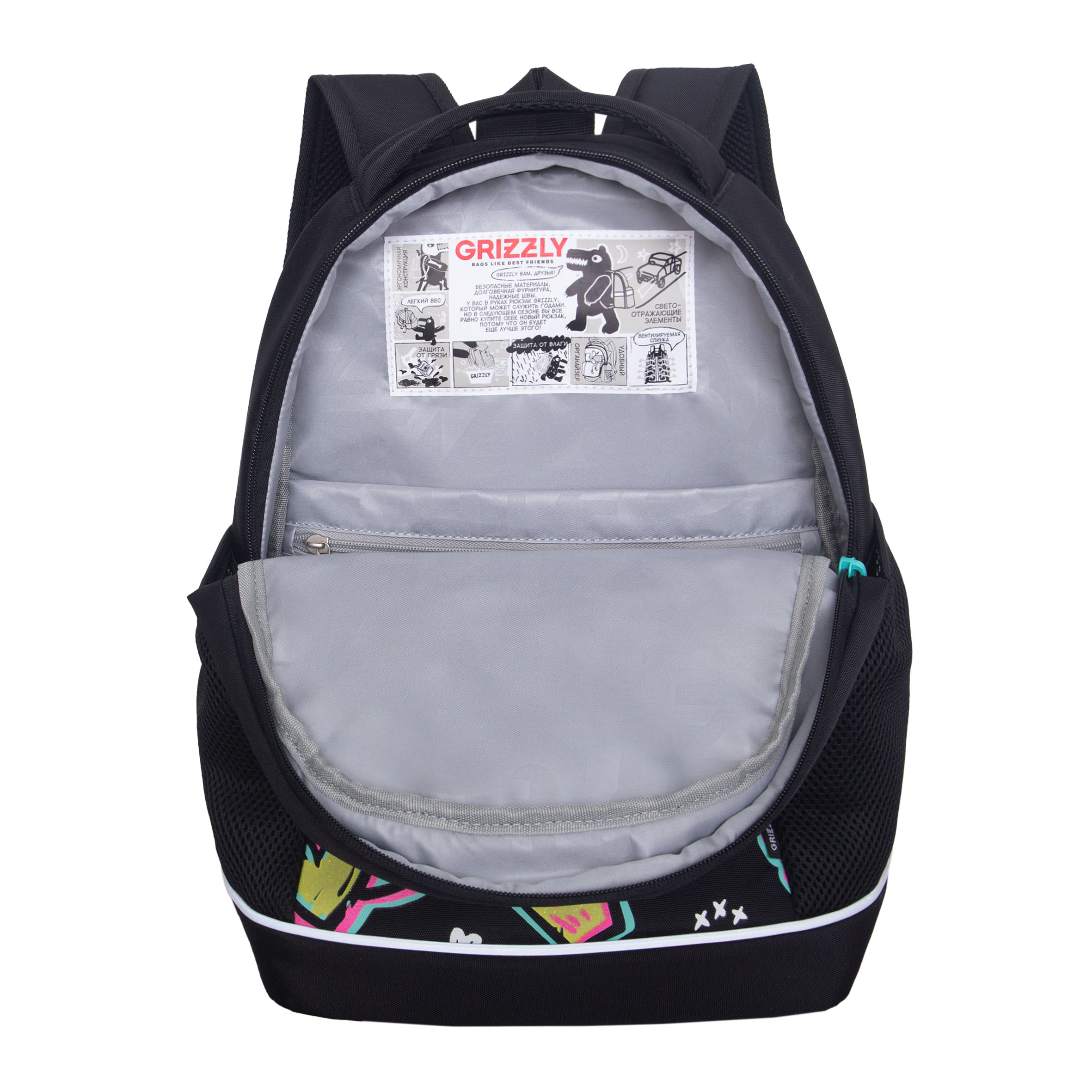 Рюкзак Grizzly Принт - фото 4