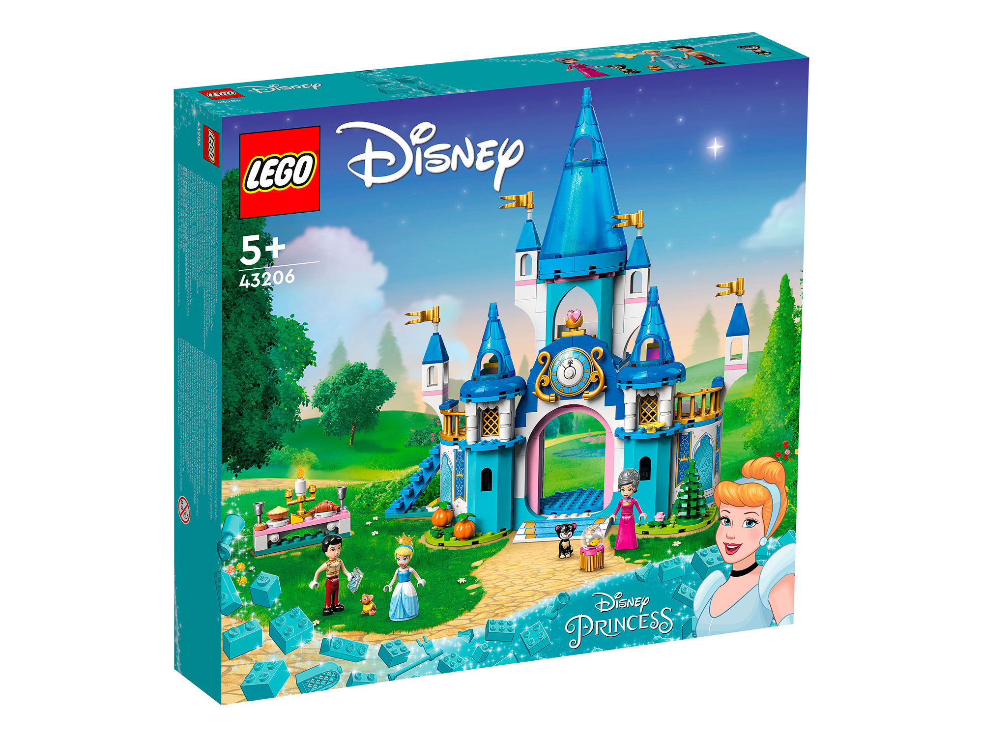 Конструктор LEGO Disney Princess Замок Золушки и Принца блочный - фото 4