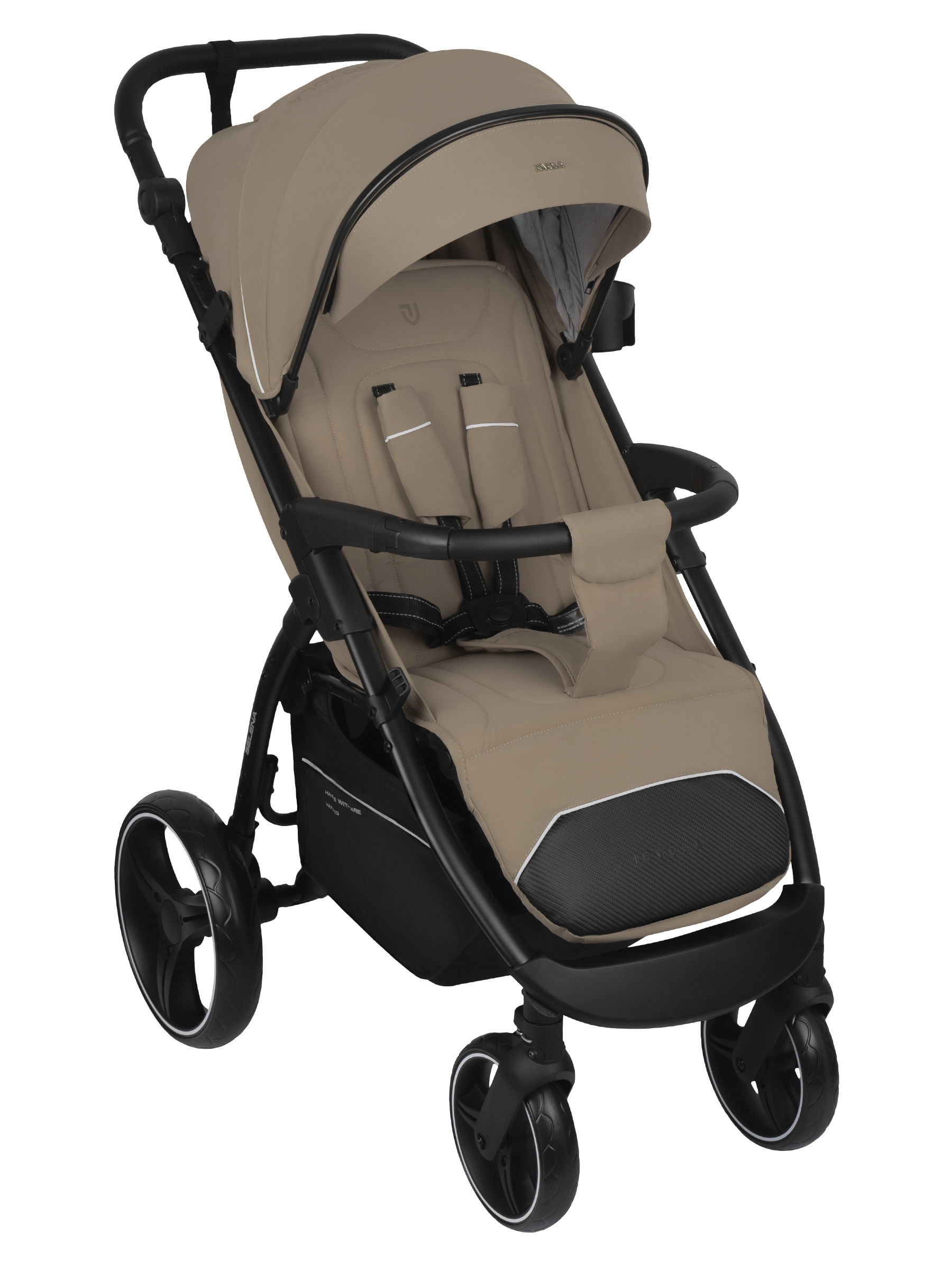 Коляска прогулочная JOVOLA SELENA 2026 всесезонная бежевый - фото 1
