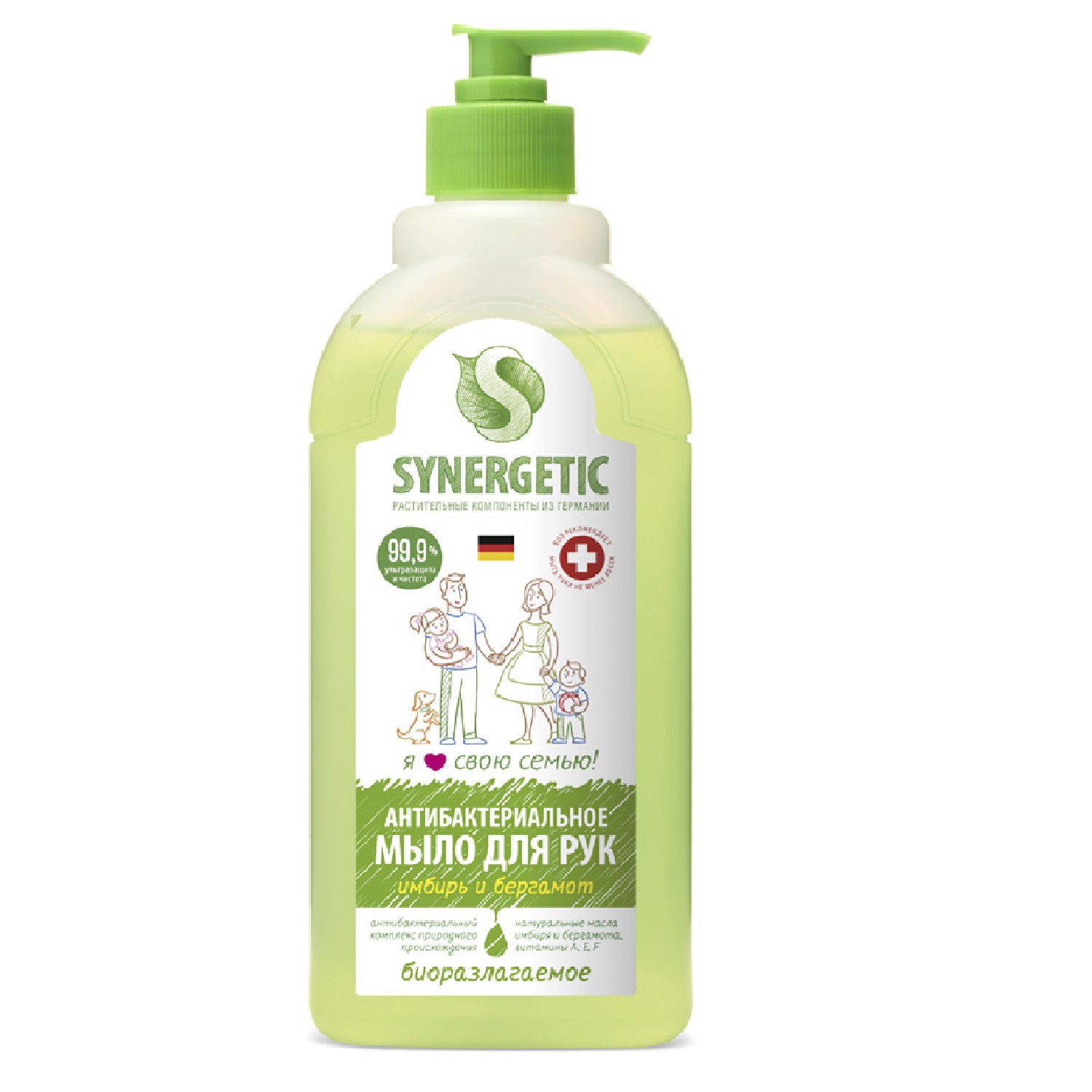 Мыло жидкое Synergetic 500 мл - фото 1