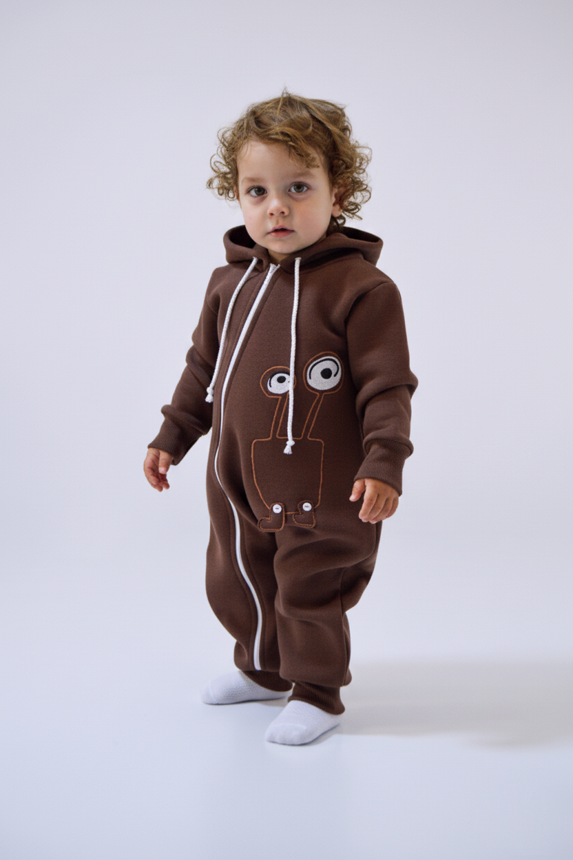 Комбинезон утепленный AS TEKS ANN-012/шоколадный - фото 1