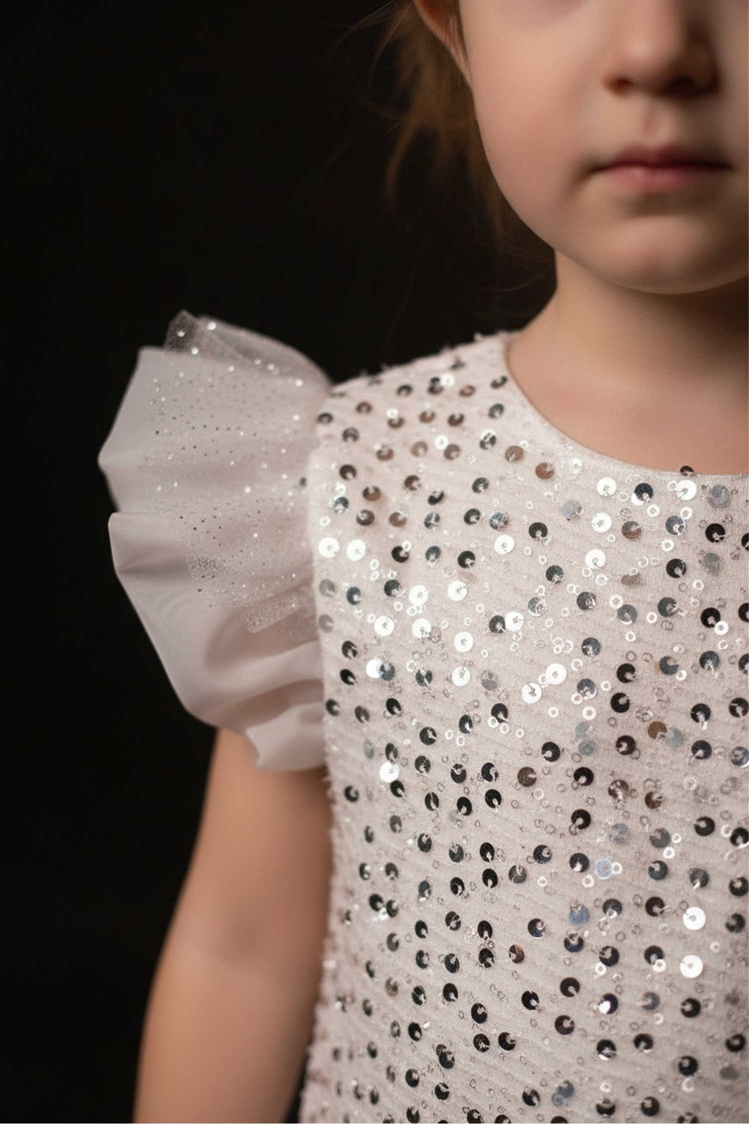 Платье Minilik Платье.Снежинка.Белый - фото 6