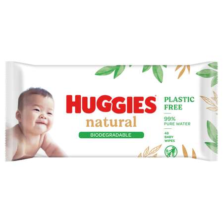 Влажные салфетки Huggies Natural