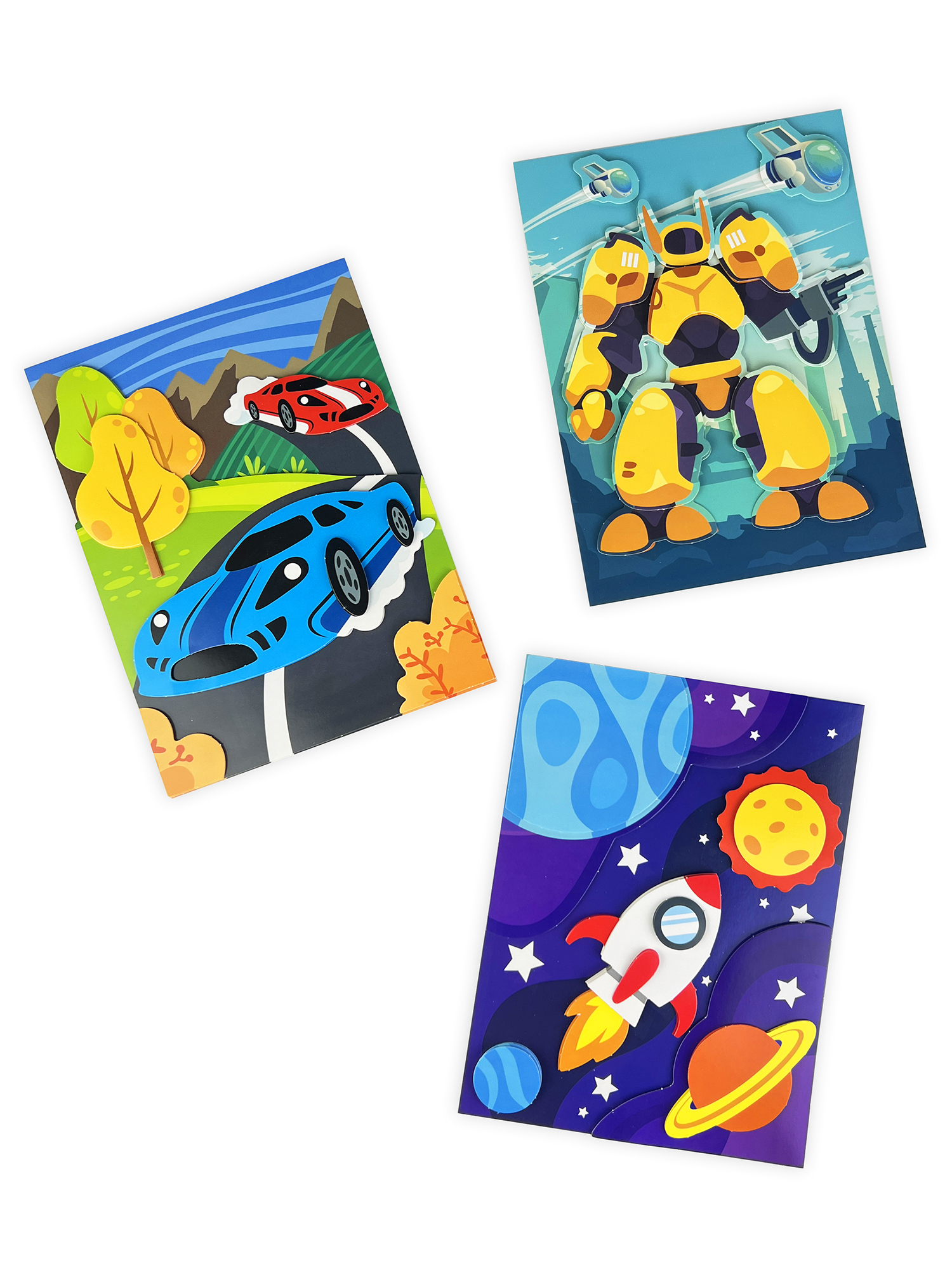 Набор для творчества Дрофа-Медиа аппликация Гонки Трансформер Космос - фото 7