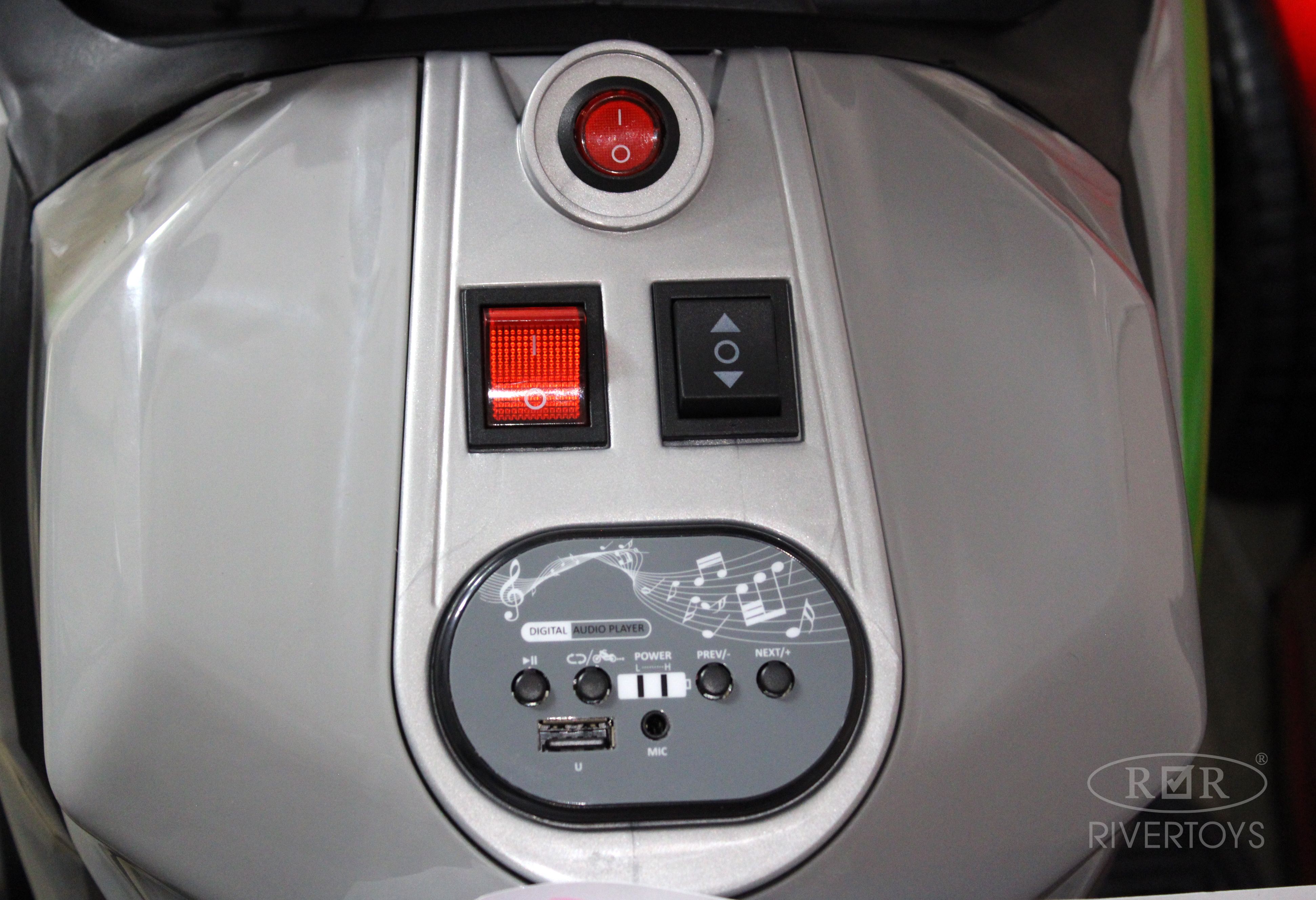 Электромобиль RIVERTOYS C005MC-GREY - фото 22