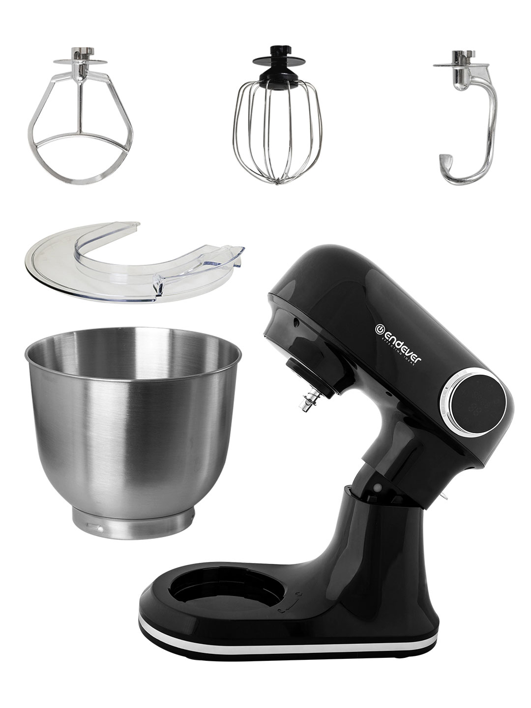Миксер планетарный ENDEVER Sigma-184 2000 Вт 6 л 12 скоростей весы черный - фото 8