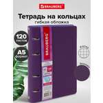 Тетрадь со сменным блоком Brauberg клетка 120 лист.