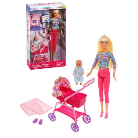 Кукла модельная Наша Игрушка Мама с малышом