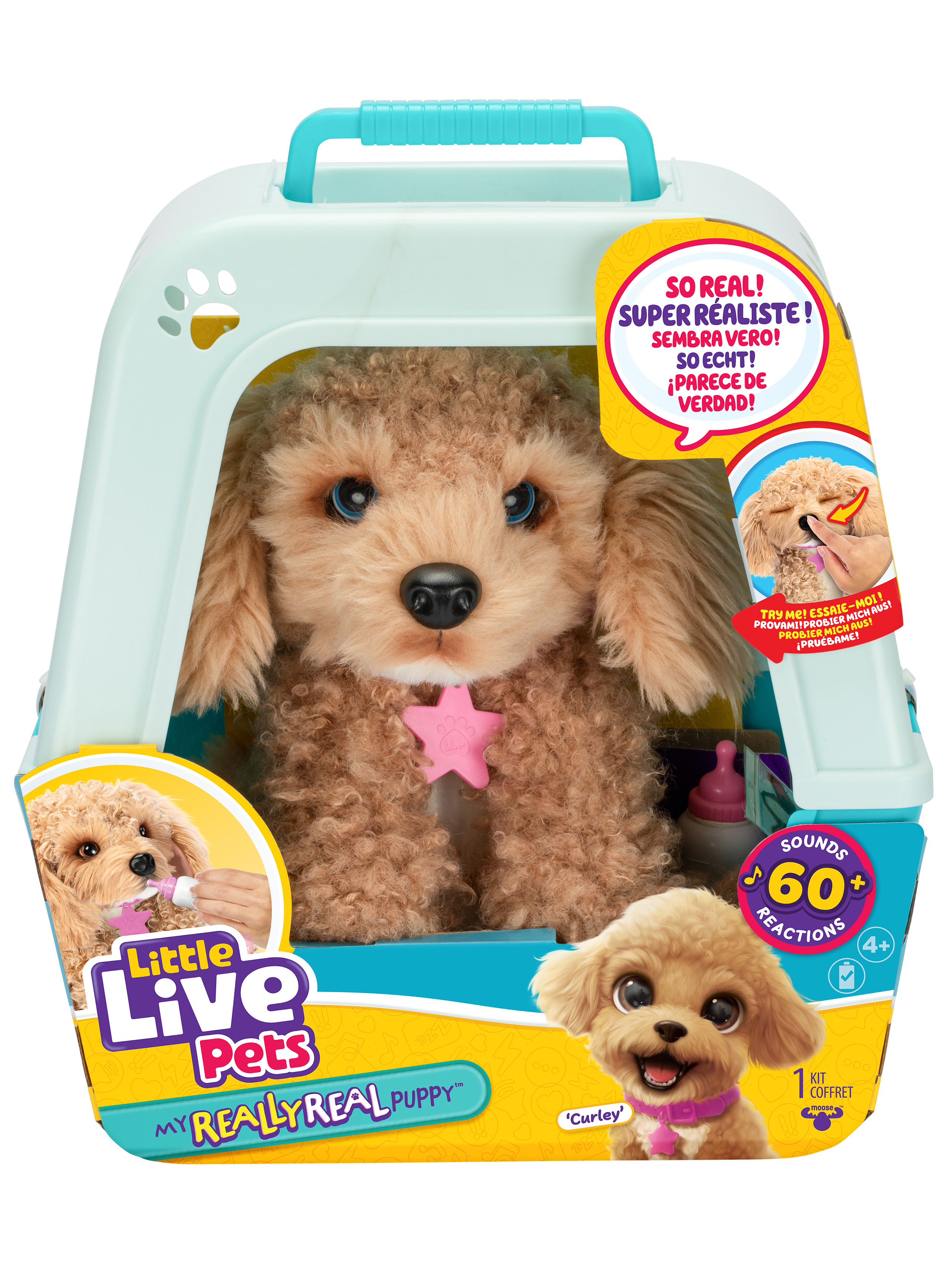 Мягкая игрушка Moose Щенок в переноске - фото 14