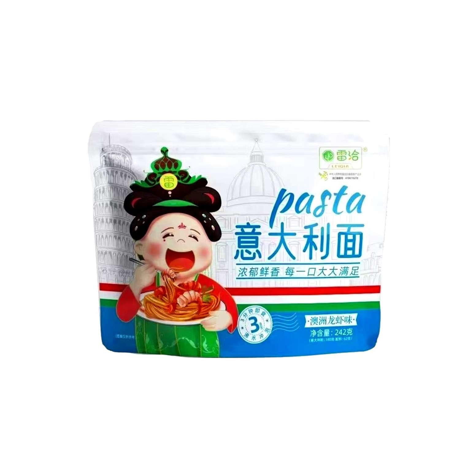 Лапша LeiQia со вкусом лобстера 231.5г - фото 1