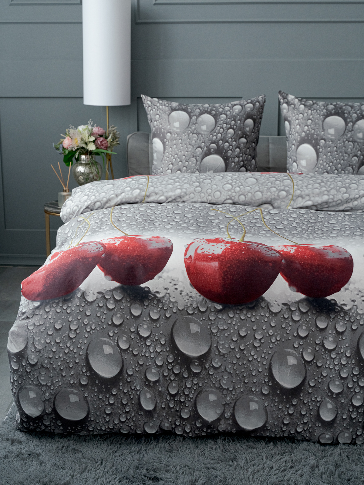 Комплект постельного белья PAVLine Вишня в воде евро - фото 3