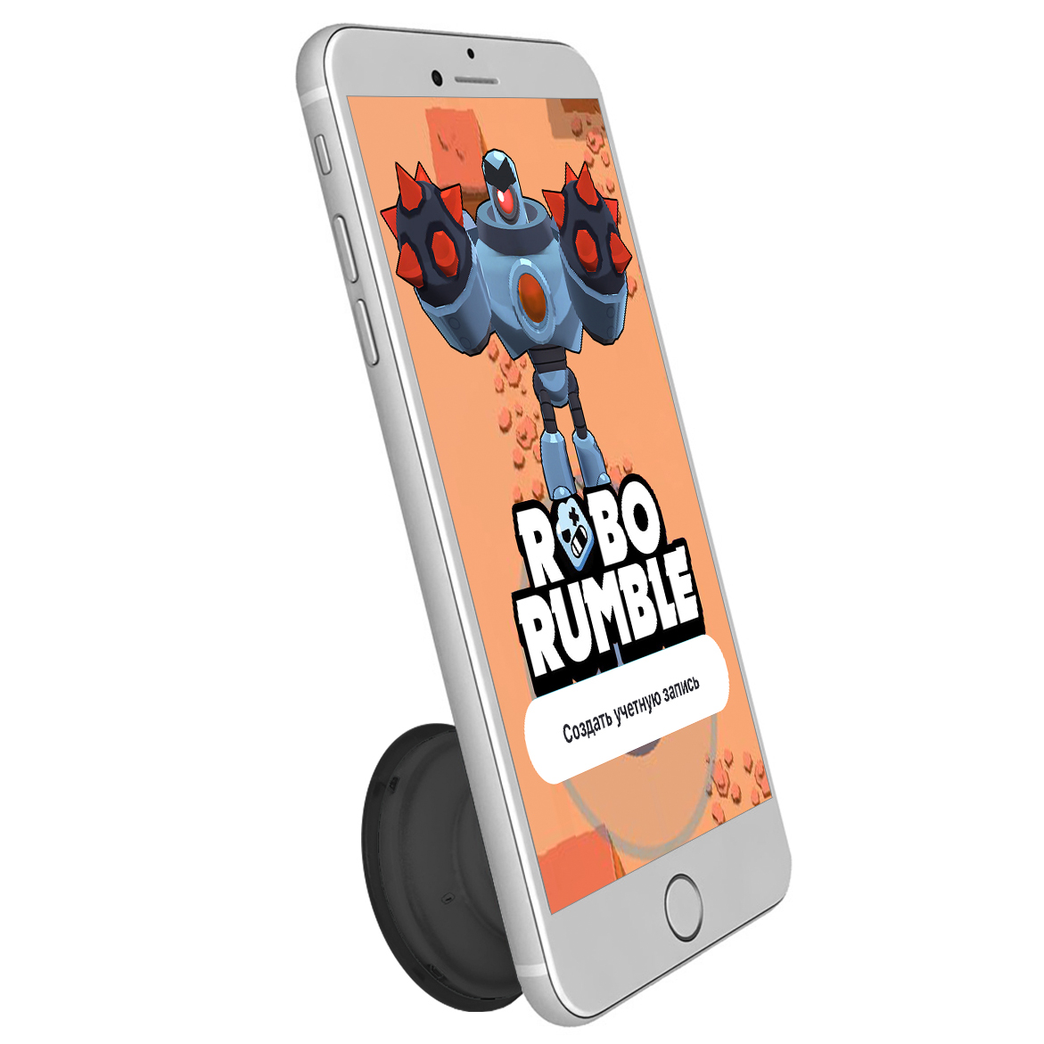 Держатель для телефона Krutoff Попсокет Brawl Stars - Роборубка - фото 5