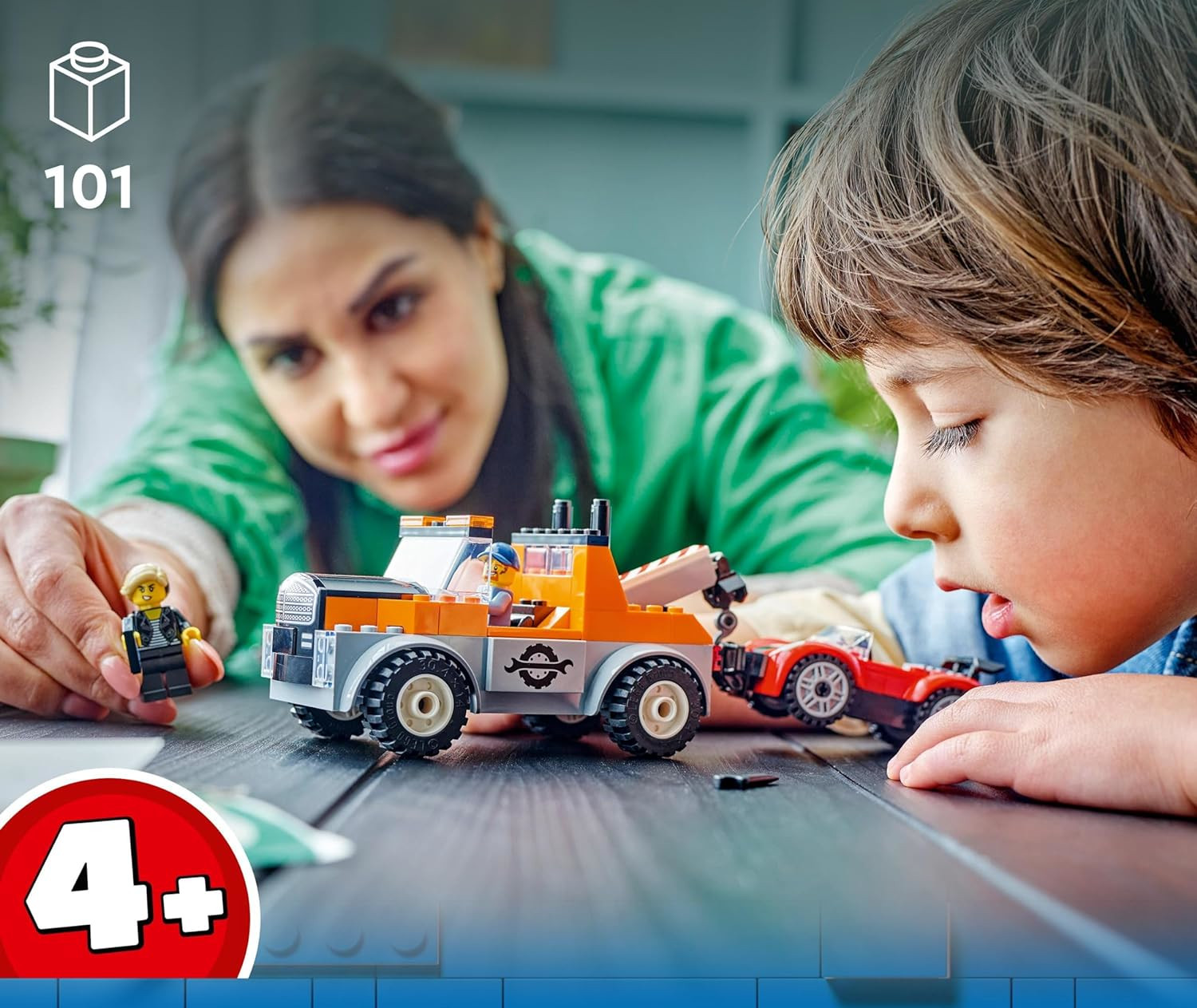 Конструктор LEGO City TowTruck and Sports Car Repair 101 дет. - фото 9