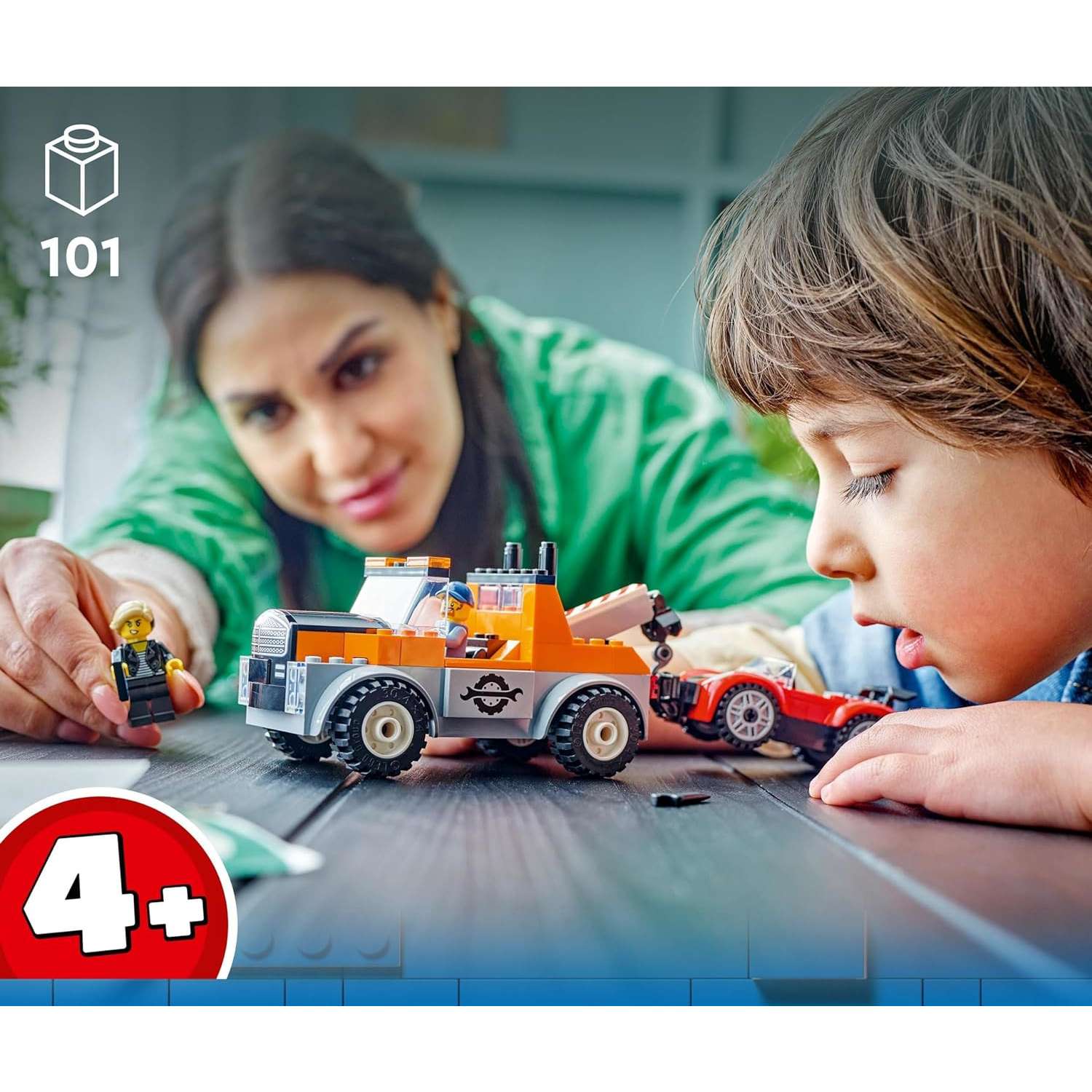 Конструктор LEGO City TowTruck and Sports Car Repair 101 дет. - фото 9