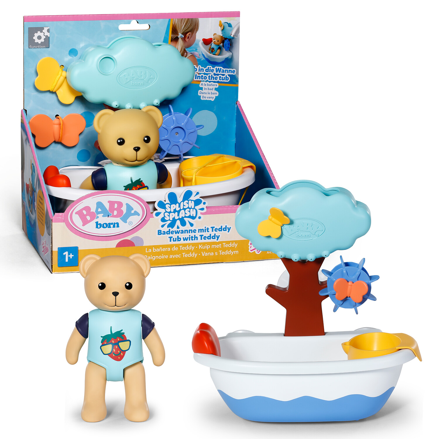 Игрушка BABY BORN набор для ванны с мишкой Тедди - фото 6